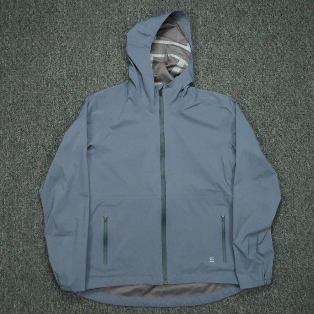 Free Fly Jacket Womens Small Blue Cloudshield Rain Waterproof Full Zip Hooded